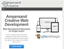 Tablet Screenshot of ampersandcreative.com.au